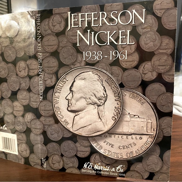 Jefferson Nickel 1938-1961 Coin Folder Full Collection Only $5.95 S&H! - Picture 2 of 13
